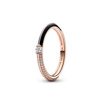 Anello Pandora Donna in Lega metallica Zirconia 182528C01-44 - 182528C01-52